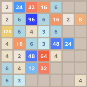 2048 Multitasking: Tile Merge Challenge