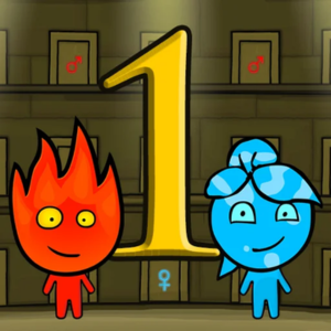 Fire & Water Duo: Mystic Forest Temple Odyssey
